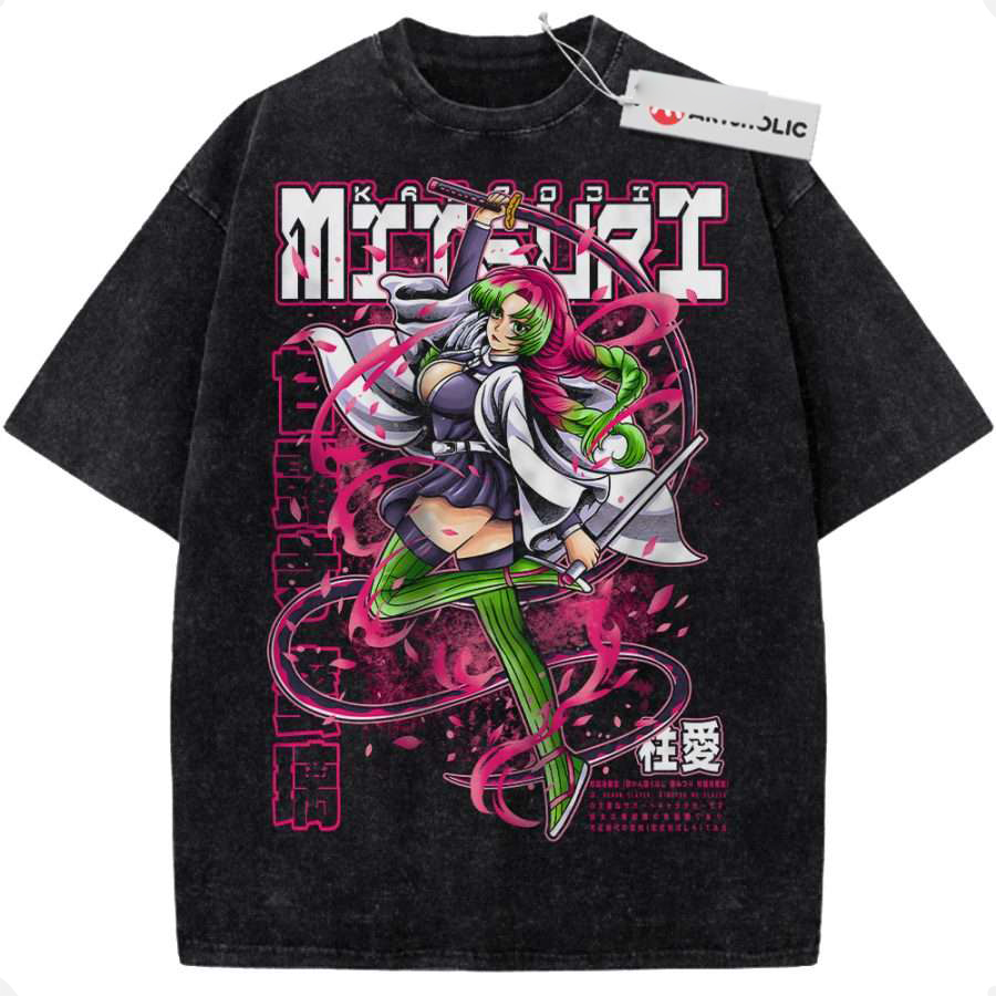 Mitsuri Kanroji Shirt, Demon Slayer Shirt, Anime Shirt, Vintage T-Shirt