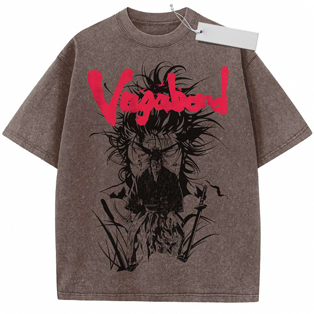 Miyamoto Musashi Shirt, Vagabond Shirt, Anime Shirt, Vintage Tee 5
