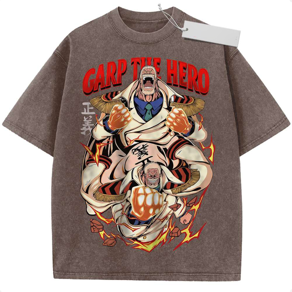 Monkey D Garp Shirt, One Piece Shirt, Anime Shirt, Vintage T-Shirt