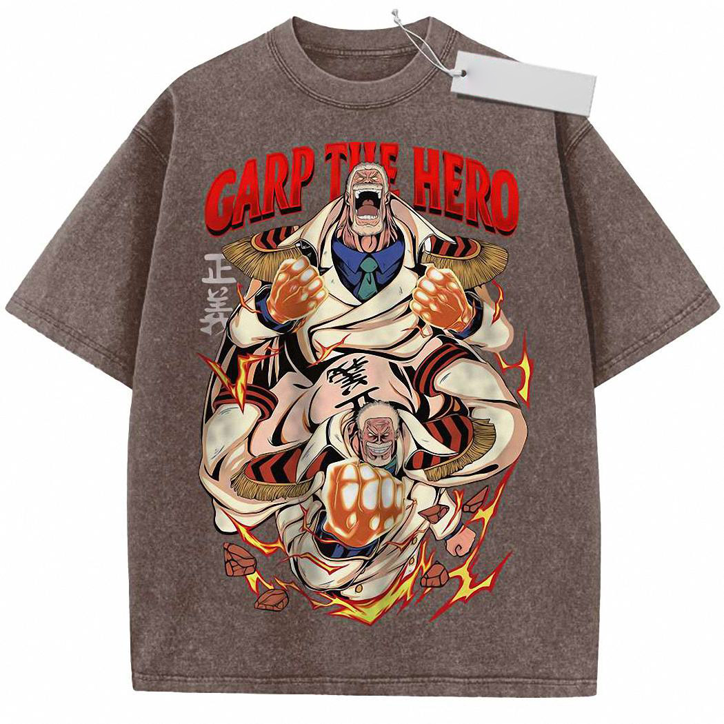 Monkey D Garp Shirt, One Piece Shirt, Anime Shirt, Vintage T-Shirt 7