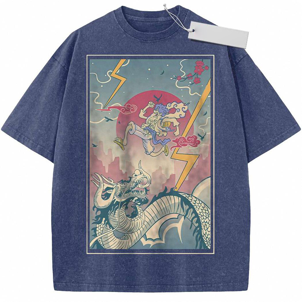 Monkey D Luffy Shirt, Kaido Shirt, One Piece Shirt, Anime Shirt, Vintage T-Shirt 6