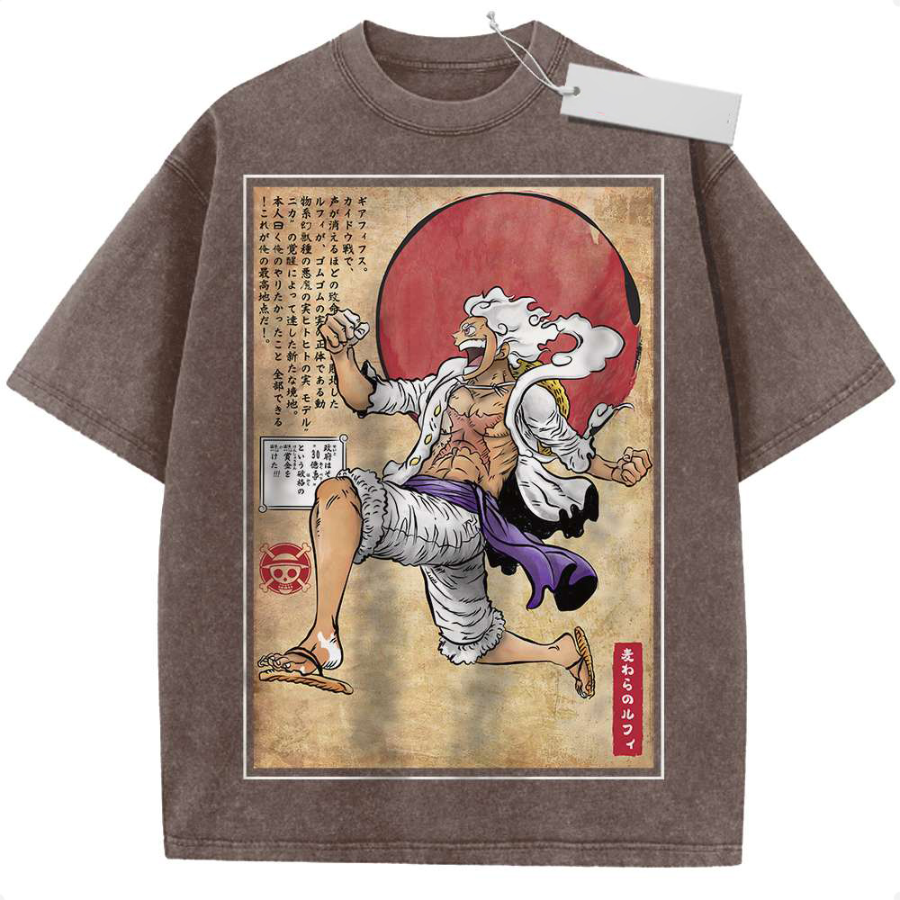 Monkey D Luffy Shirt, Luffy Gear 5 Shirt, One Piece Shirt, Anime Shirt, Vintage Tee