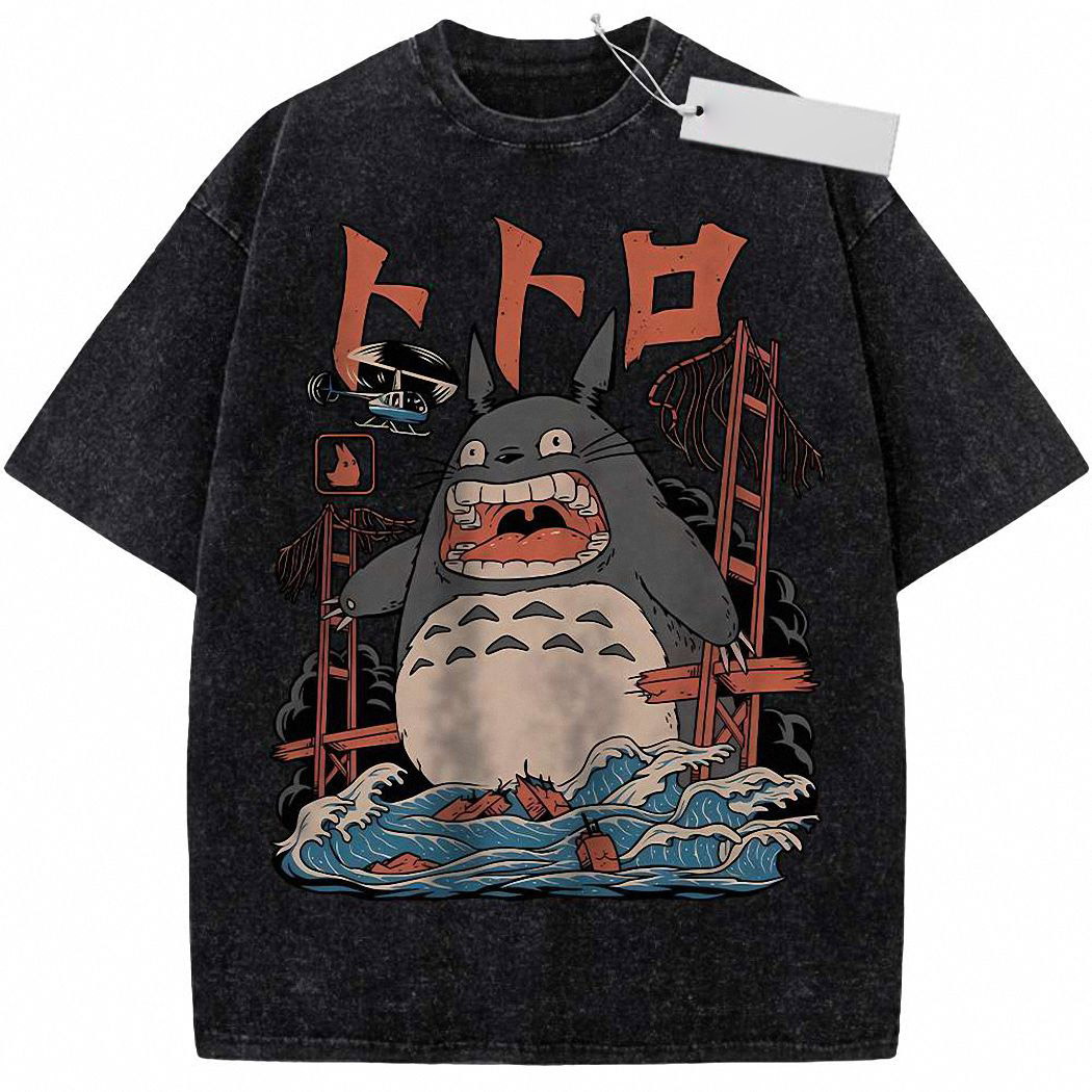 My Neighbor Totoro Shirt, Studio Ghibli Shirt, Anime Vintage Tee 7