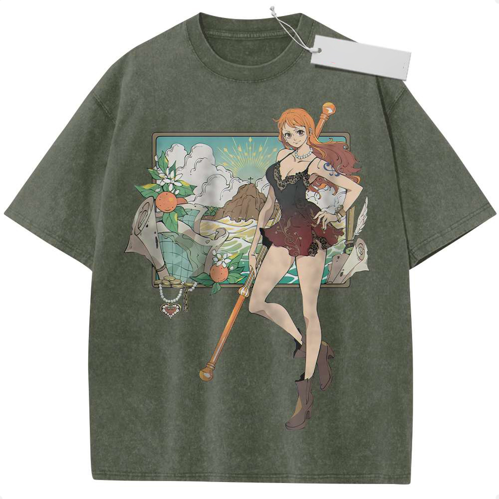 Nami Shirt, One Piece Shirt, Anime Shirt, Vintage T-Shirt