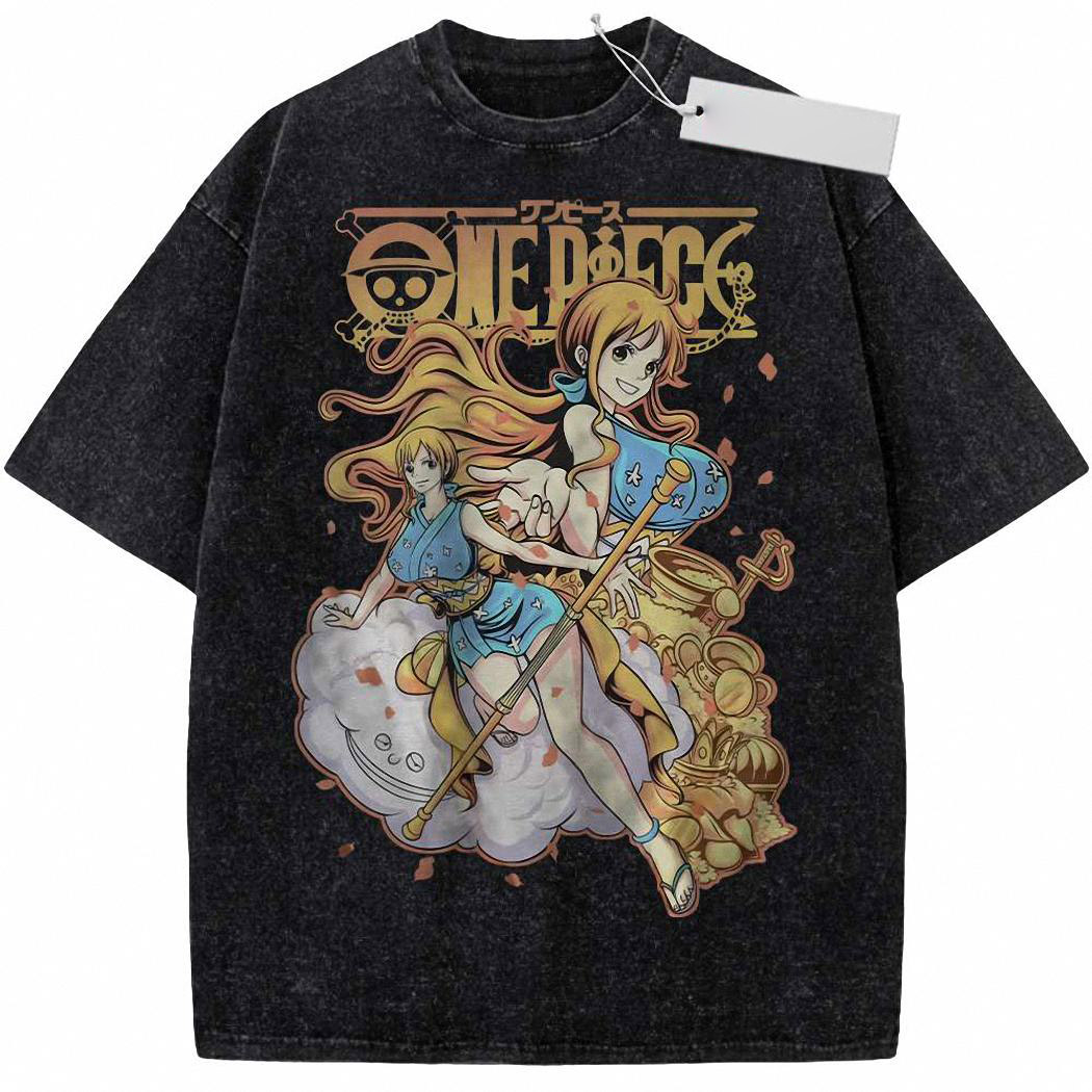 Nami Shirt, One Piece Shirt, Anime Shirt, Vintage Tee 4