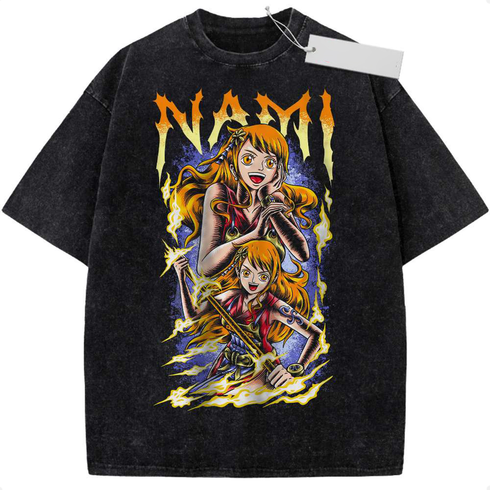 Nami Shirt, One Piece Shirt, Anime Shirt, Vintage Tee