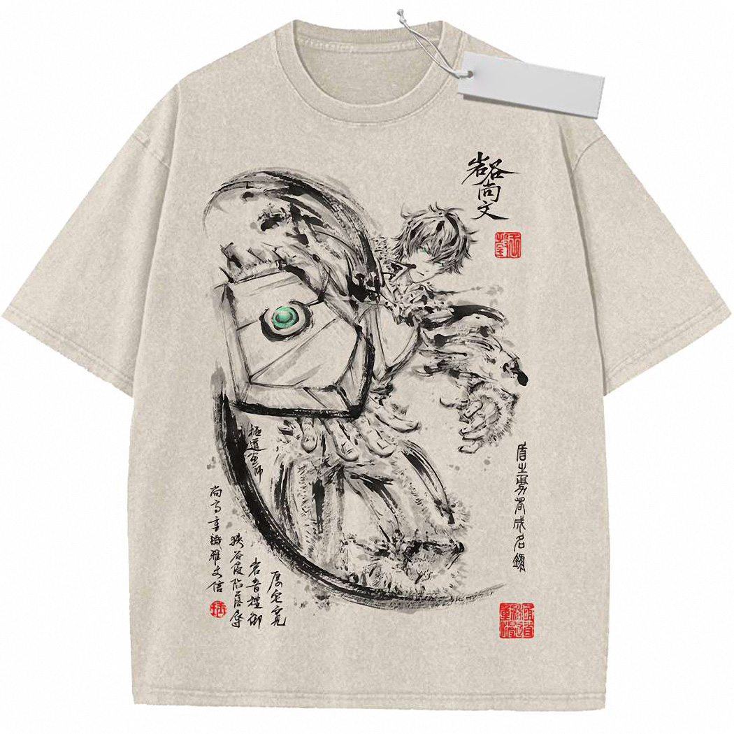 Naofumi Iwatani Shirt, The Rising of The Shield Hero Shirt, Anime Shirt, Vintage Tee 5