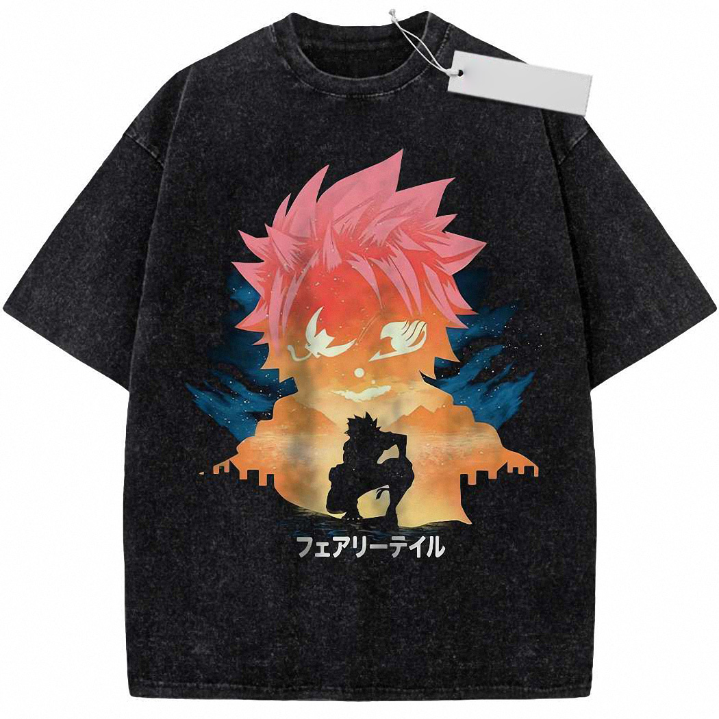 Natsu Dragneel Shirt, Fairy Tail Shirt, Anime Shirt, Vintage T-Shirt 5