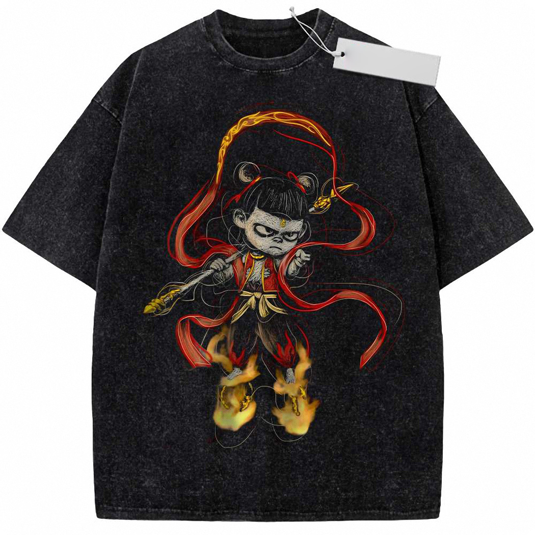 Ne Zha Shirt, Animated Shirt, Vintage T-Shirt 8