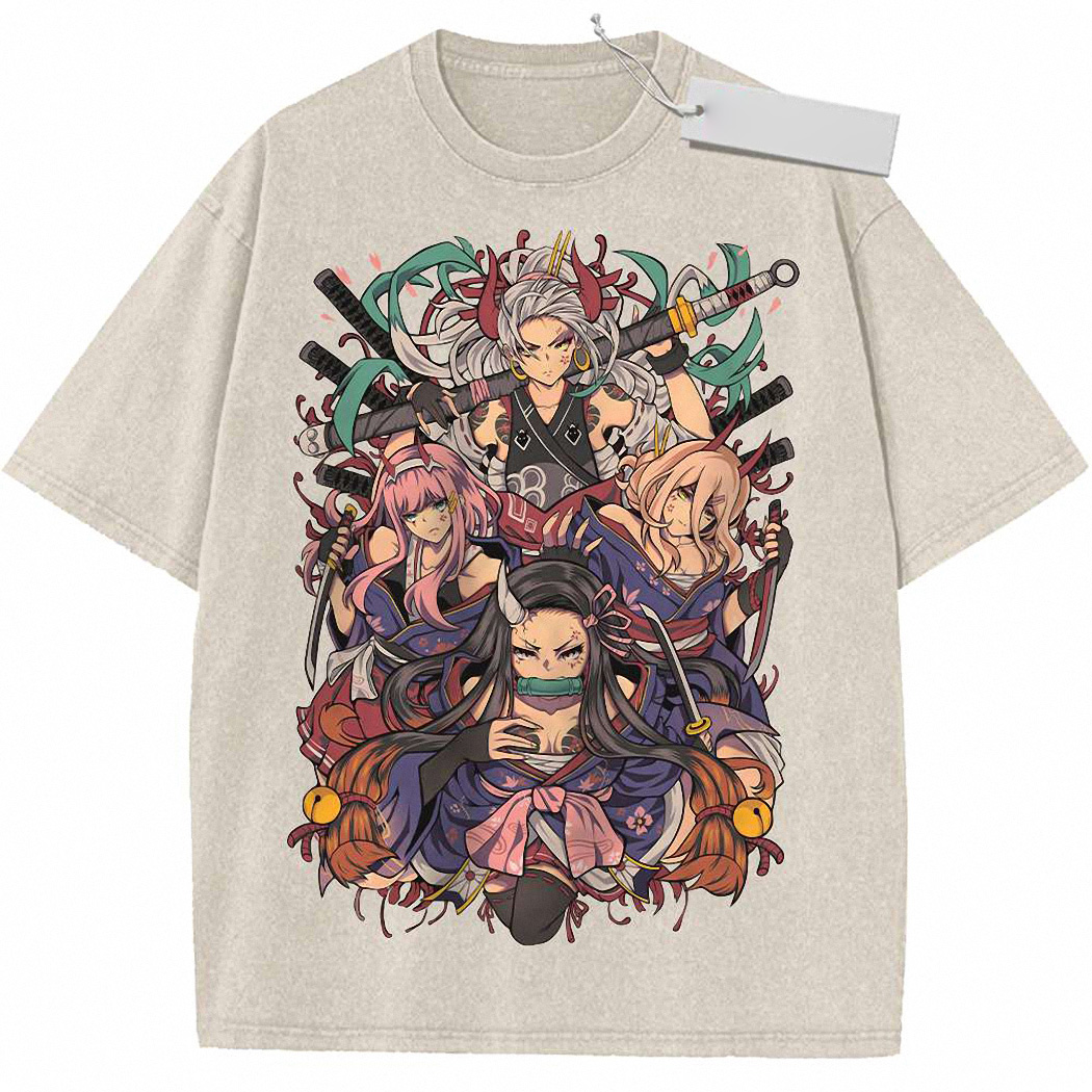 Nezuko Shirt, Zero Two Shirt, Yamato Shirt, Power Shirt, Anime Shirt, Vintage T-Shirt 3