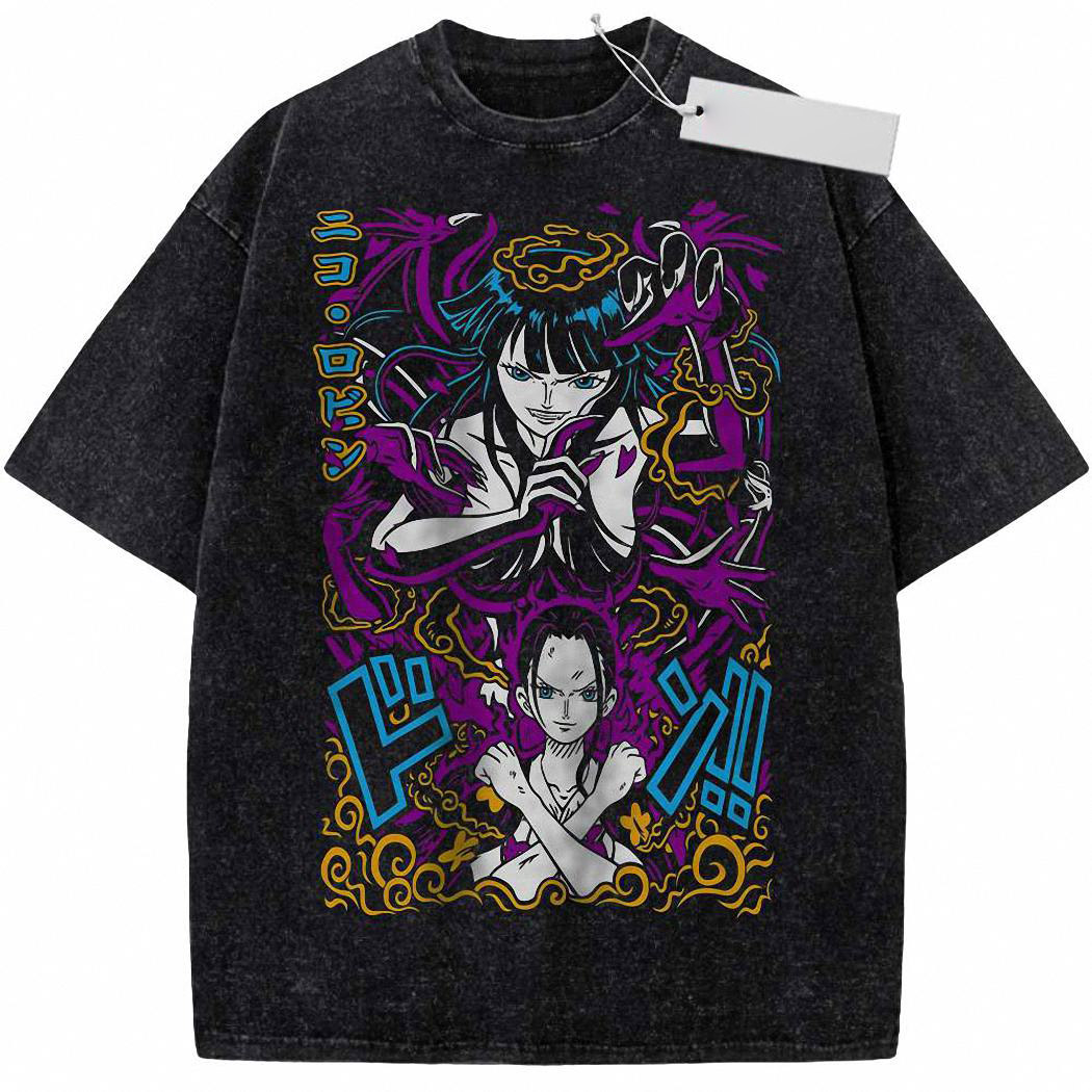 Nico Robin Shirt, One Piece Shirt, Anime Shirt, Vintage Tee 245