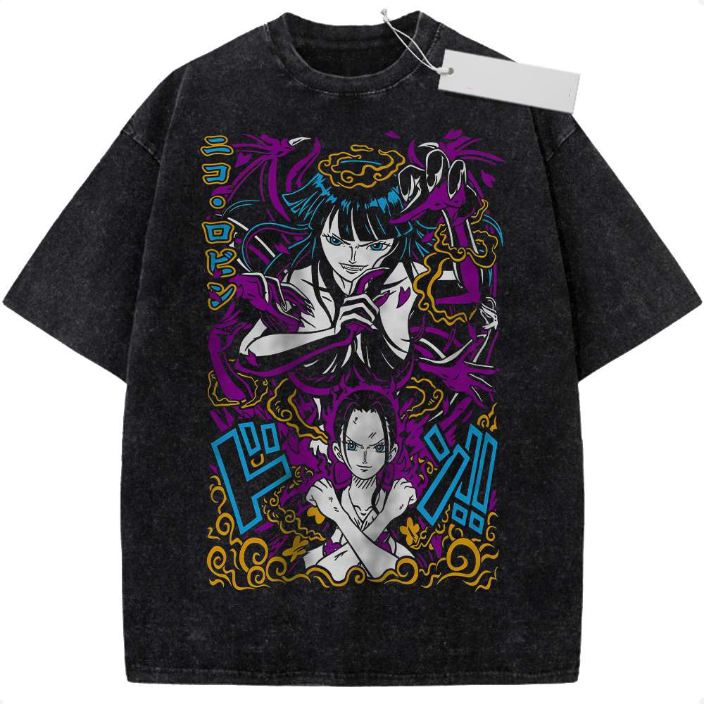 Nico Robin Shirt, One Piece Shirt, Anime Shirt, Vintage Tee
