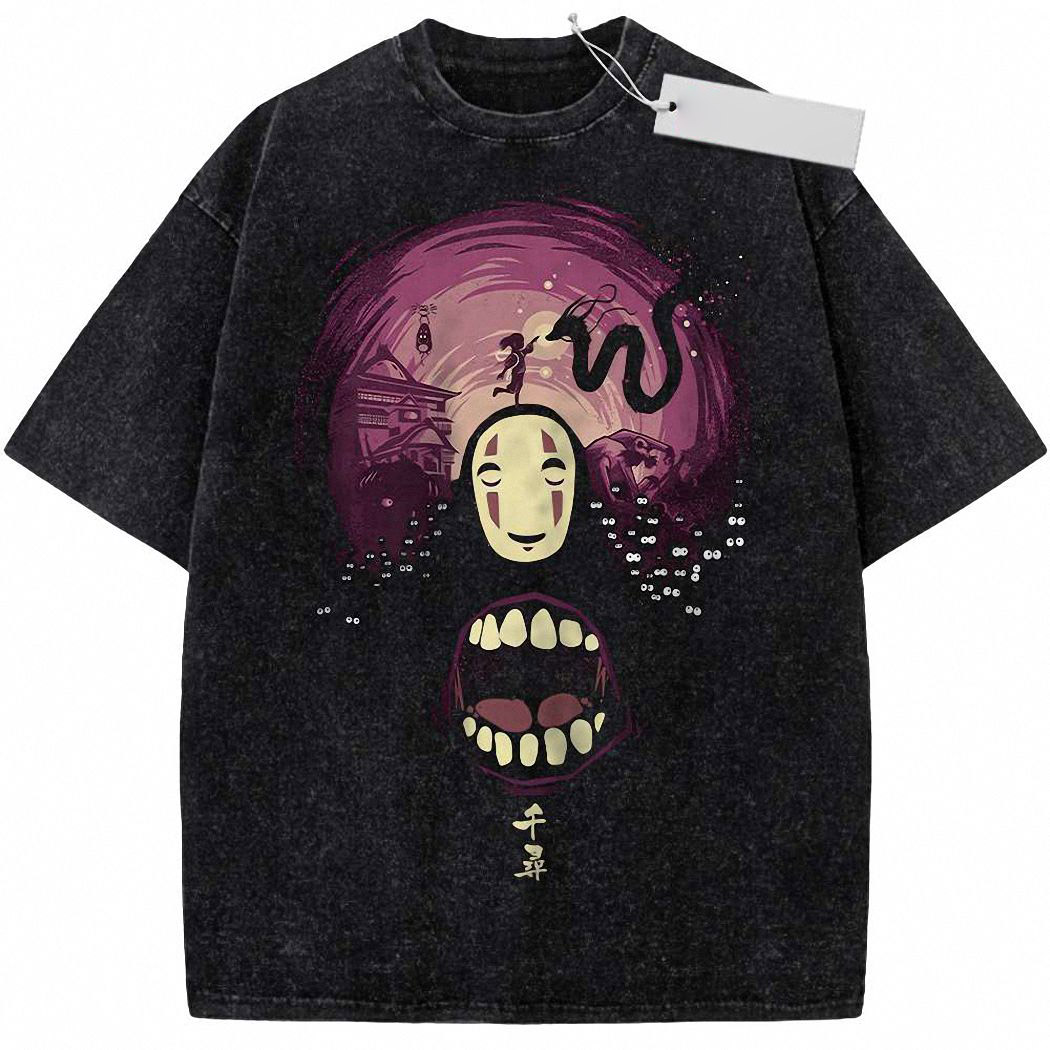 No Face - Spirited Away Shirt, Studio Ghibli Shirt, Anime Shirt, Vintage T-Shirt 7