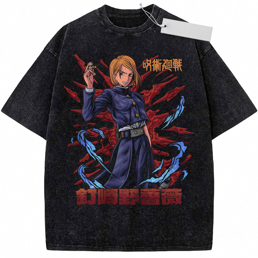 Nobara Kugisaki Shirt, Jujutsu Kaisen Shirt, Anime Shirt, Vintage T-Shirt 8