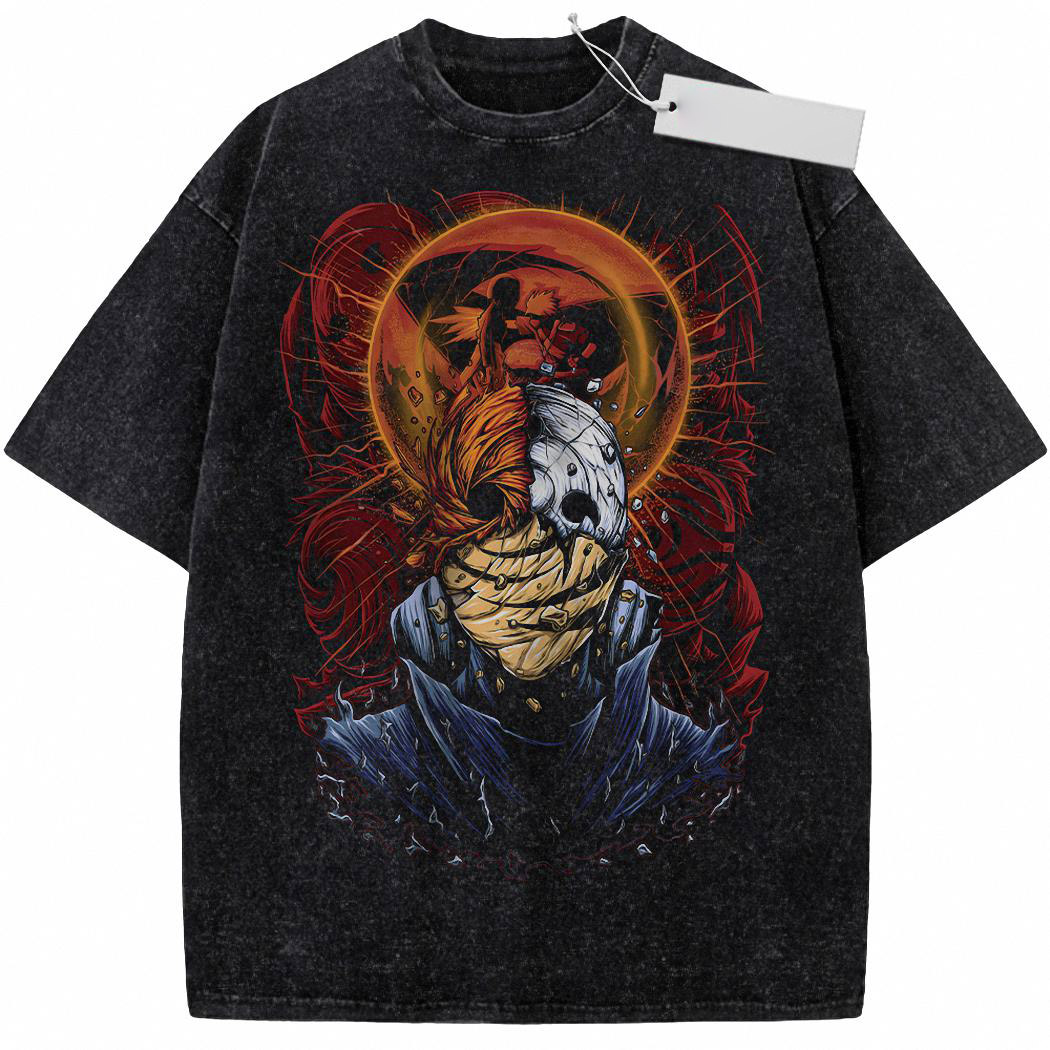 Obito Uchiha Shirt, Naruto Shirt, Anime Shirt, Vintage T Shirt 579