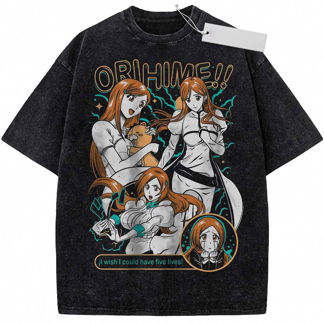 Orihime Inoue Shirt, Bleach Shirt, Anime Shirt, Vintage Tee 4