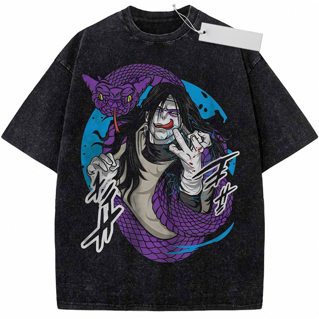 Orochimaru Shirt, Naruto Shirt, Anime Shirt, Vintage T-Shirt 9