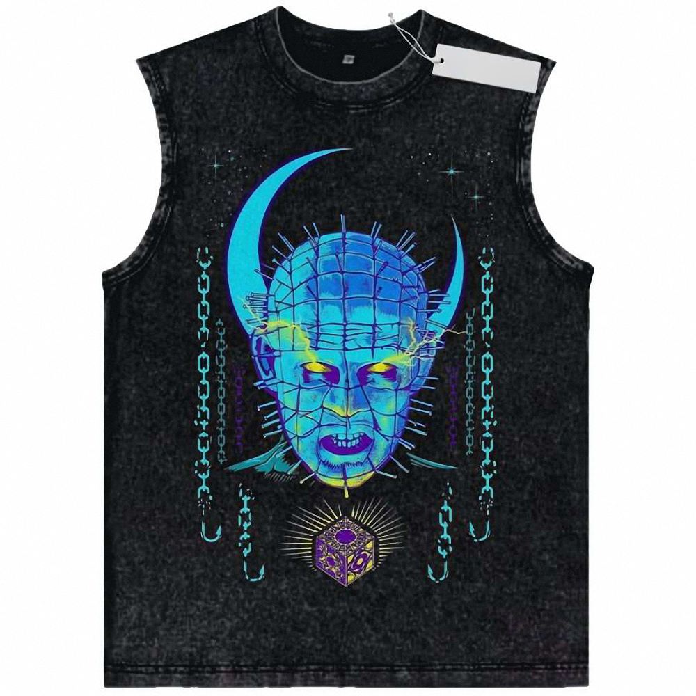 Pinhead Tank Top, Hellraiser Tank Top, Halloween Tank Top, Horror Tank Top, Vintage Tank Top