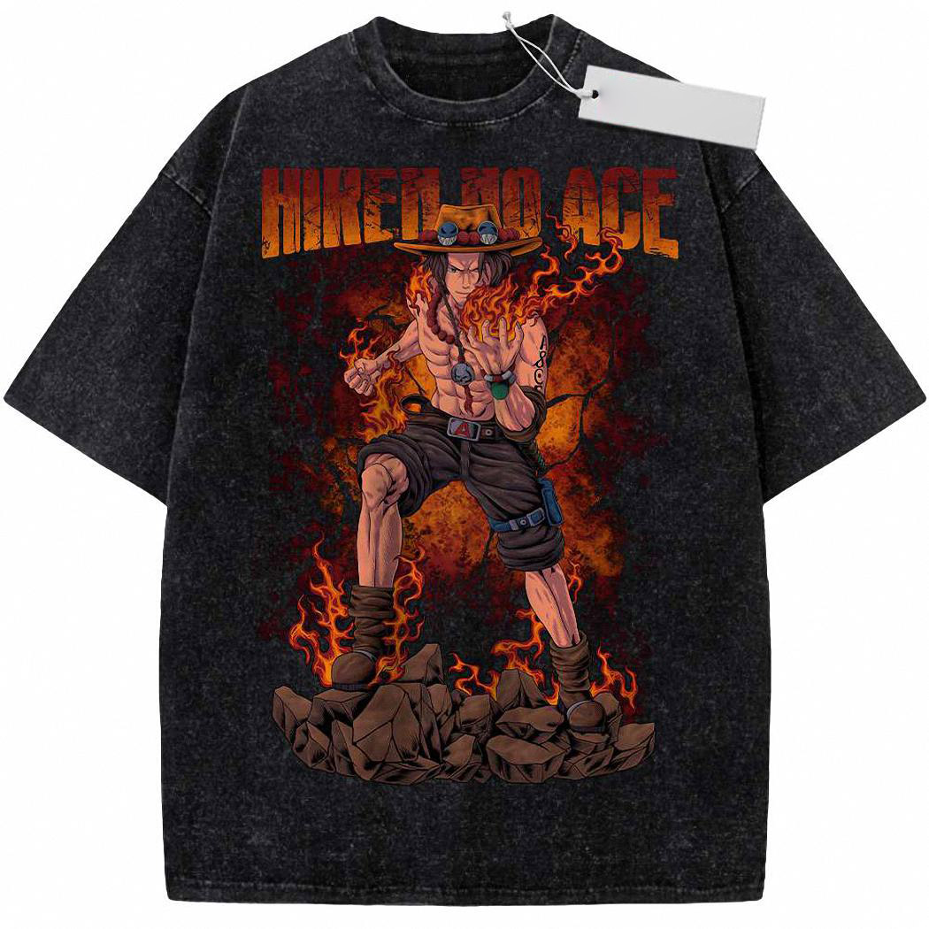 Portgas D Ace Shirt, One Piece Shirt, Anime Shirt, Vintage Tee 672