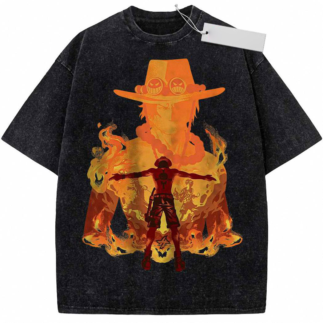 Portgas D Ace Shirt, One Piece Shirt, Anime Shirt, Vintage Tee 7