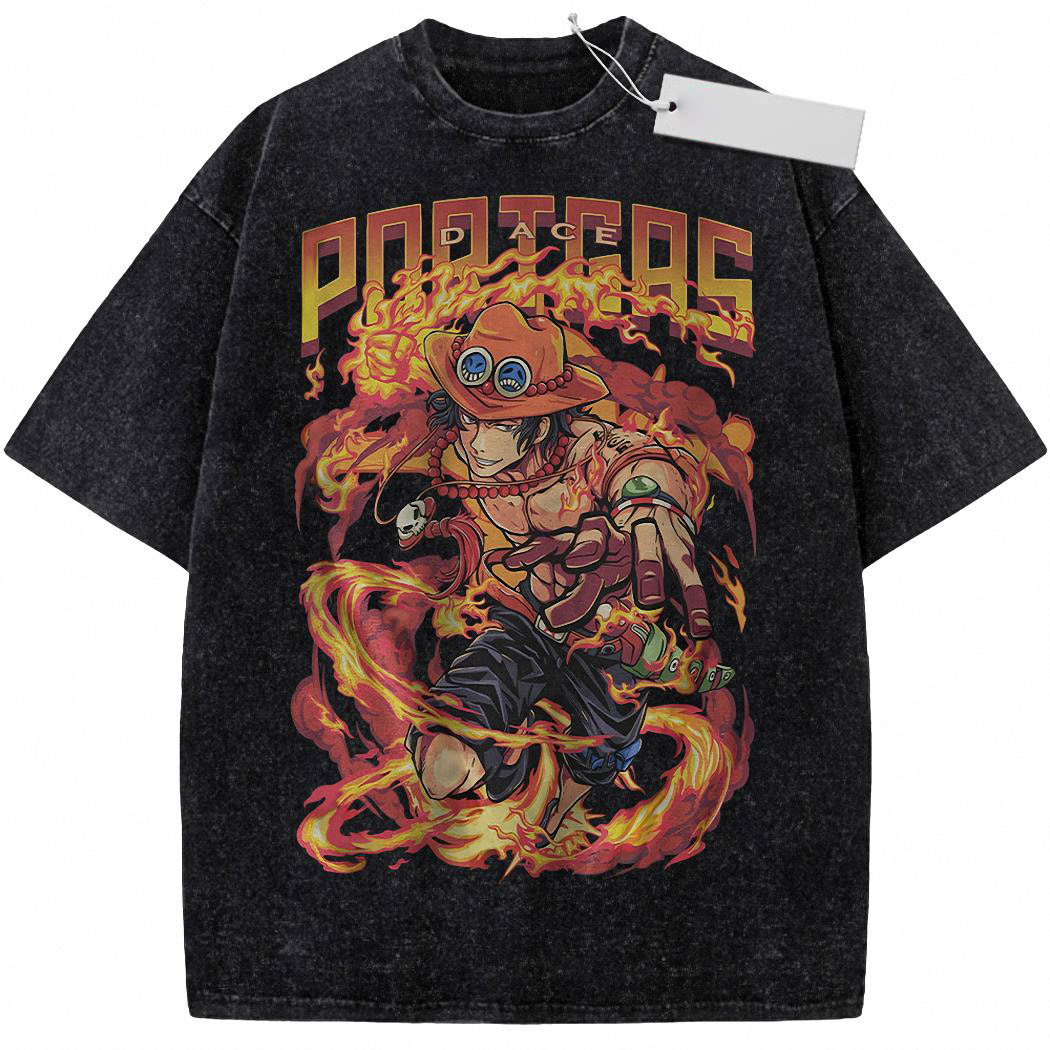 Portgas D Ace Shirt, One Piece Shirt, Anime Shirt, Vintage Tee 3
