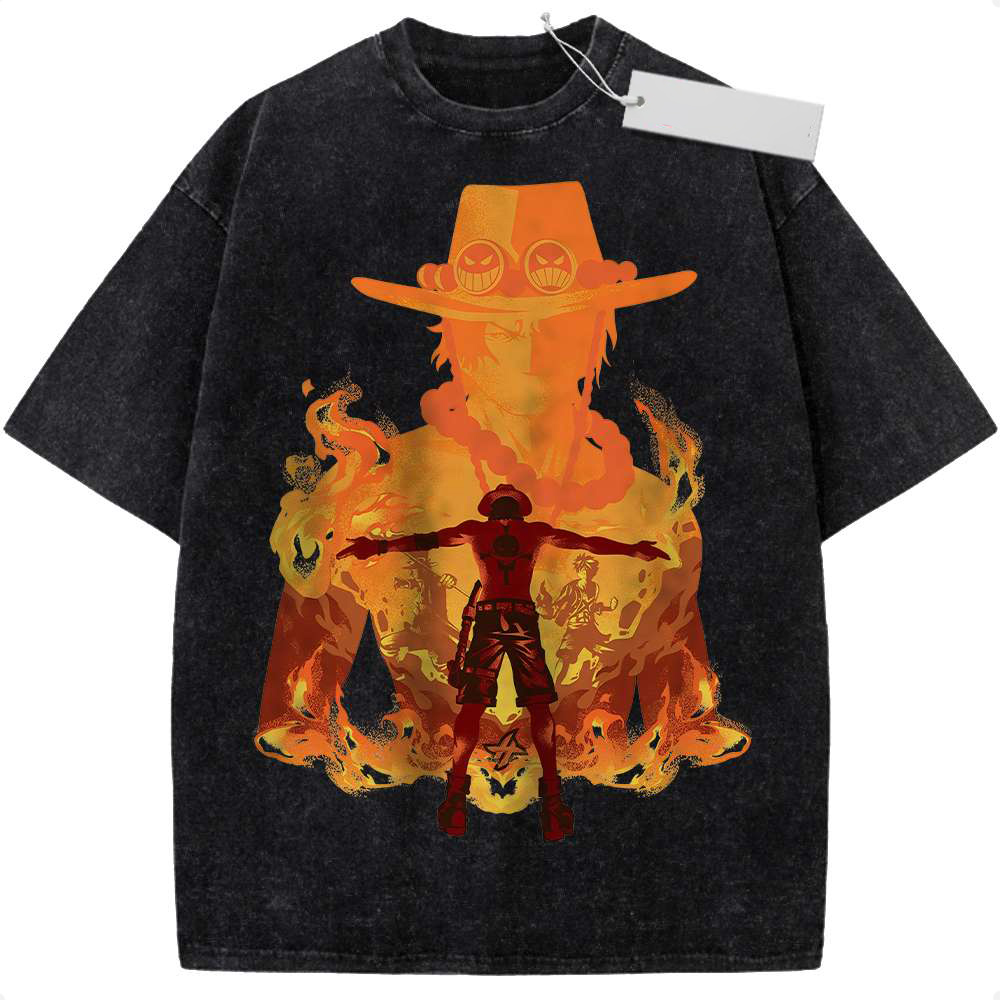 Portgas D Ace Shirt, One Piece Shirt, Anime Shirt, Vintage Tee