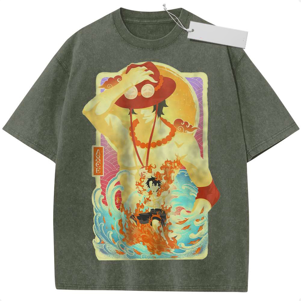 Portgas D Ace Shirt, One Piece Shirt, Anime Shirt, Vintage Tee