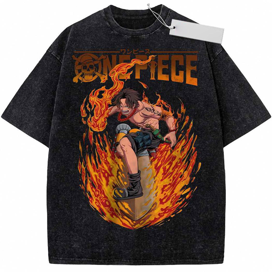 Portgas D Ace Shirt, One Piece Shirt, Anime Shirt, Vintage Tee 986