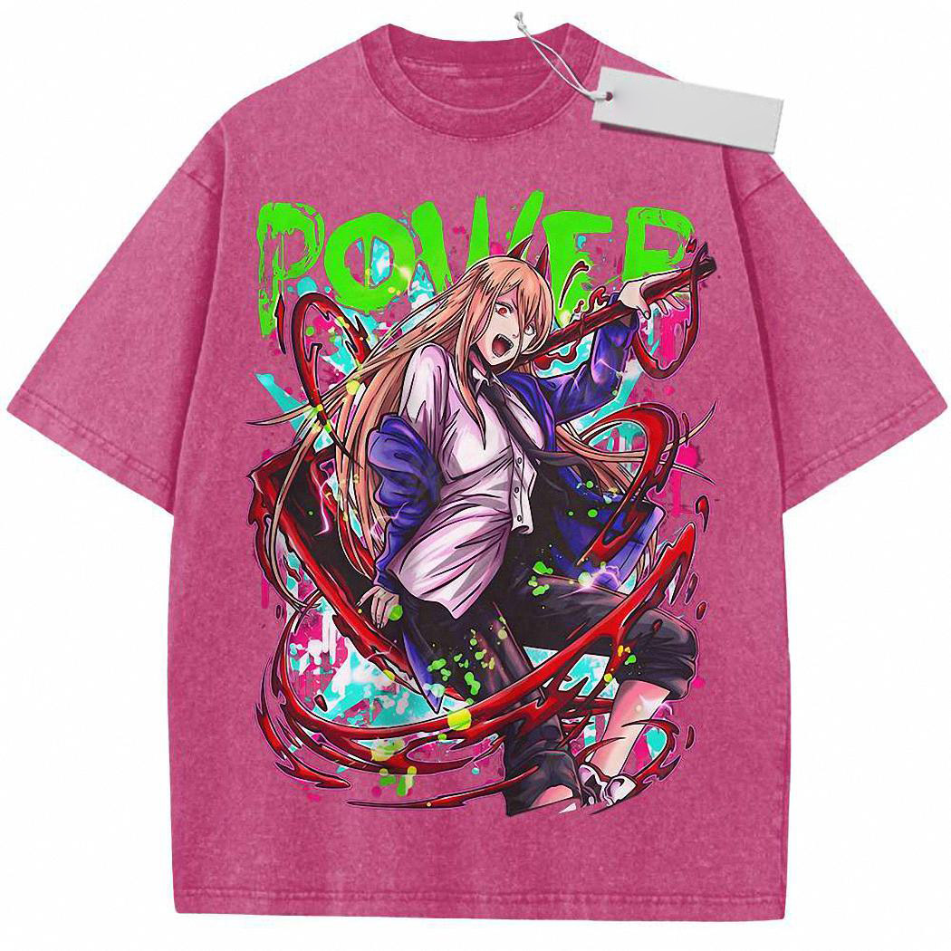 Power Shirt, Chainsaw Man Shirt, Anime Shirt, Vintage T Shirt 974
