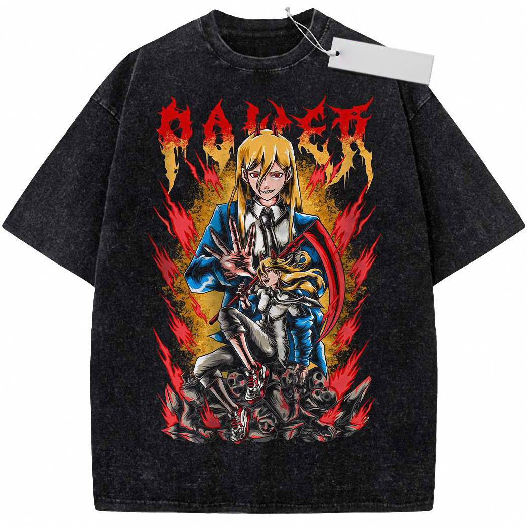 Power Shirt, Chainsaw Man Shirt, Anime Shirt, Vintage Tee 417