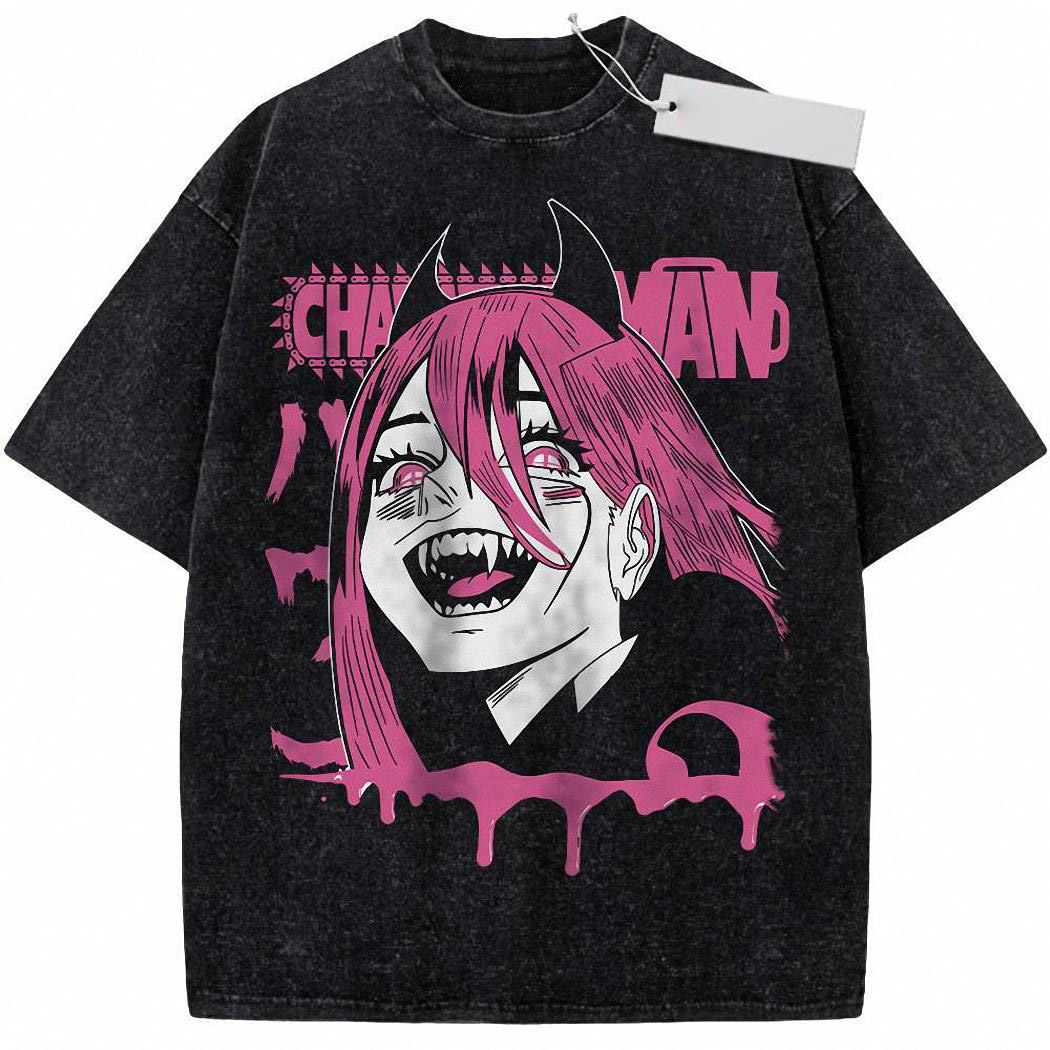 Power Shirt, Chainsaw Man Shirt, Anime Shirt, Vintage Tee 402