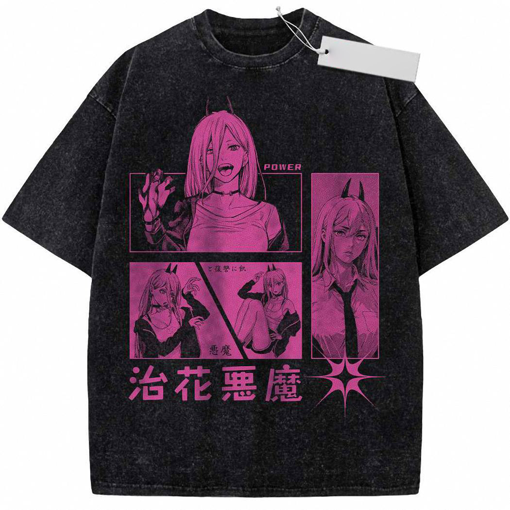Power Shirt, Chainsaw Man Shirt, Anime Shirt, Vintage Tee 9'