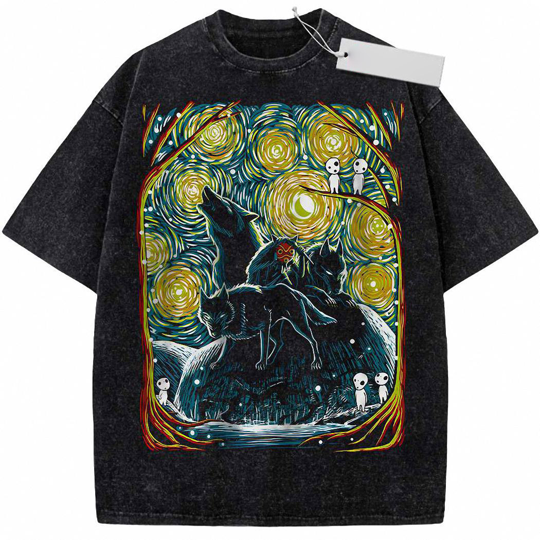 Princess Mononoke Shirt, Studio Ghibli Shirt, Anime Shirt, Vintage T Shirt 324