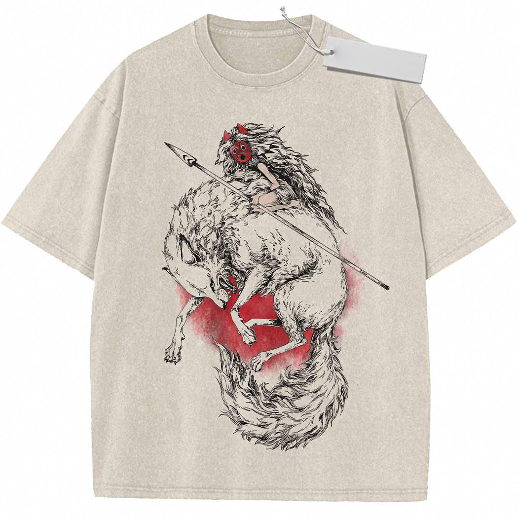 Princess Mononoke Shirt, Studio Ghibli Shirt, Anime Shirt, Vintage Tee 2