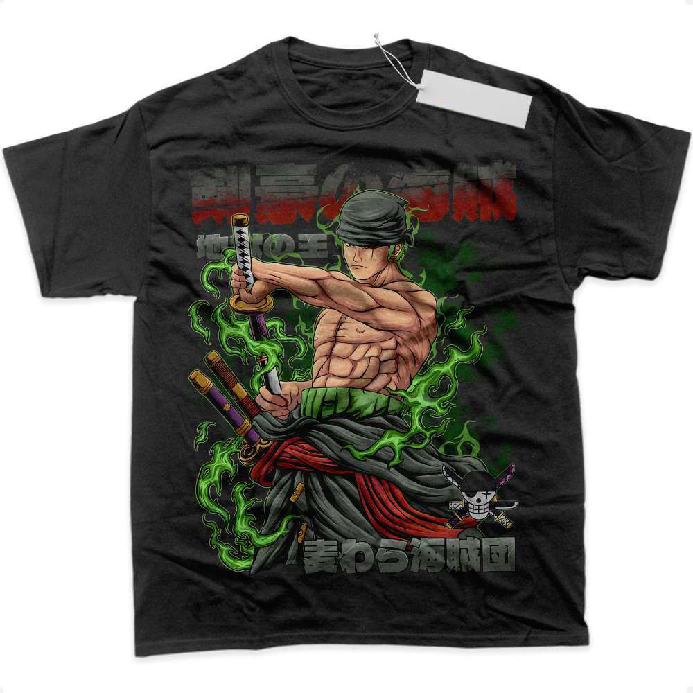 Roronoa Zoro One Piece Shirt, Anime Graphic Tee