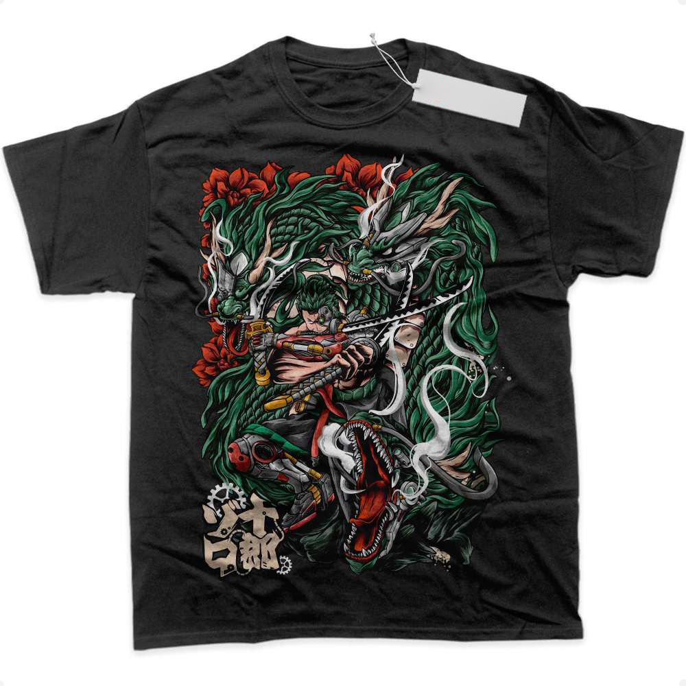 Roronoa Zoro Shirt, One Piece Anime Graphic Tee