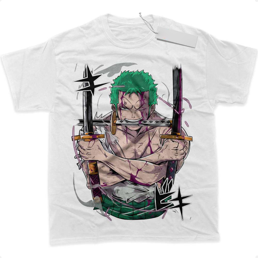 Roronoa Zoro One Piece Shirt, Anime graphic Tee