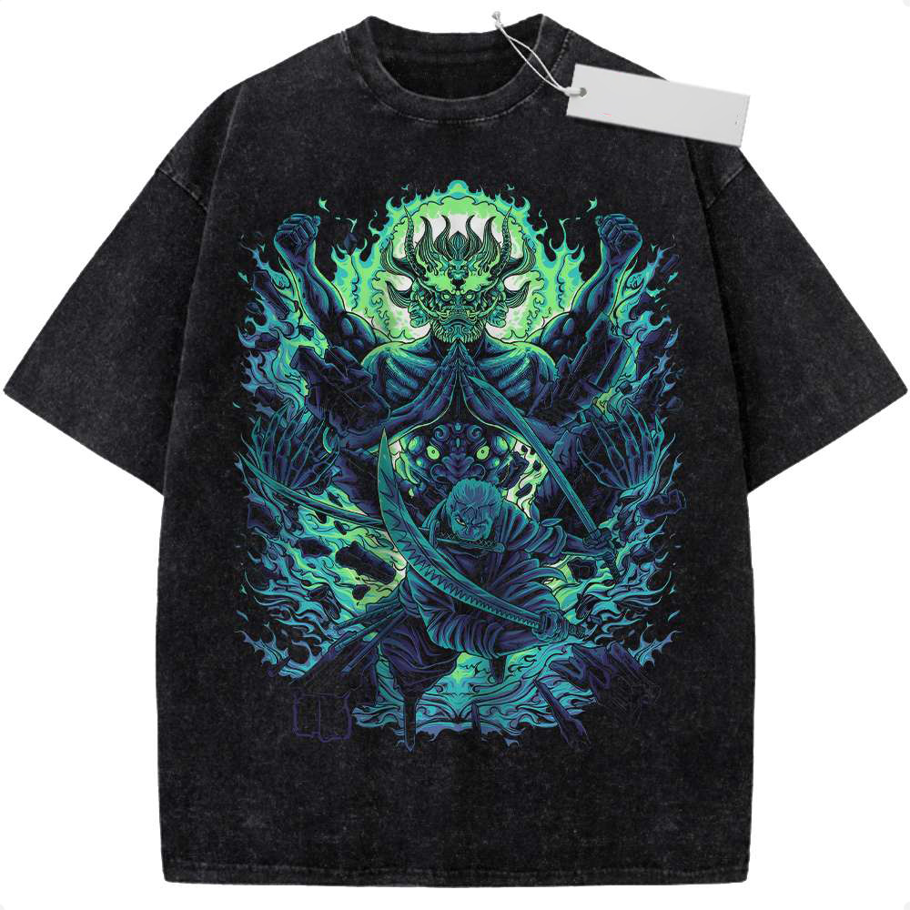 Roronoa Zoro Shirt, One Piece Shirt, Anime Shirt, Vintage T-Shirt