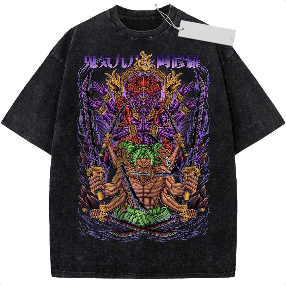 Roronoa Zoro Shirt, One Piece Vintage Tee