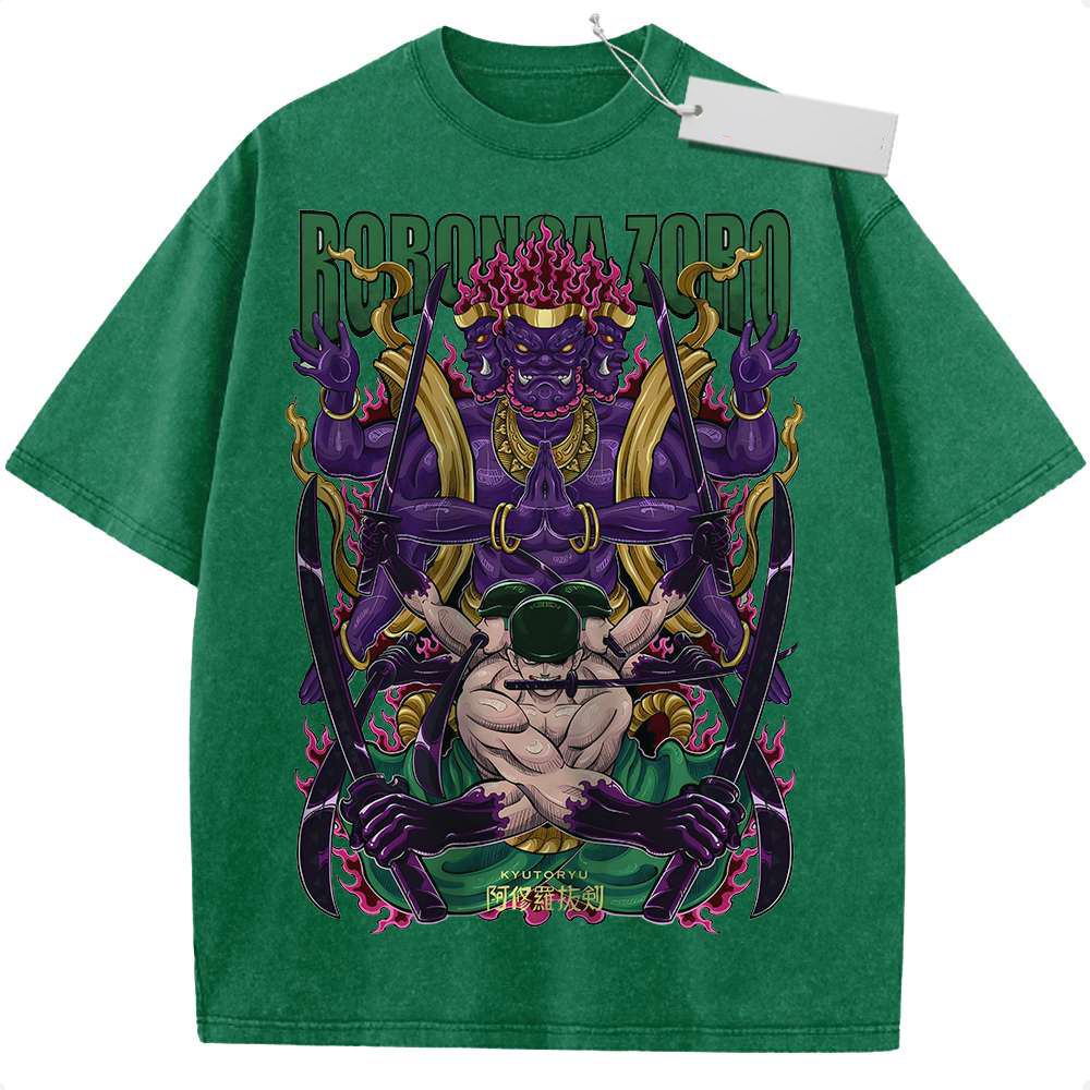 Roronoa Zoro Shirt, One Piece Shirt, Anime Shirt, Vintage Tee