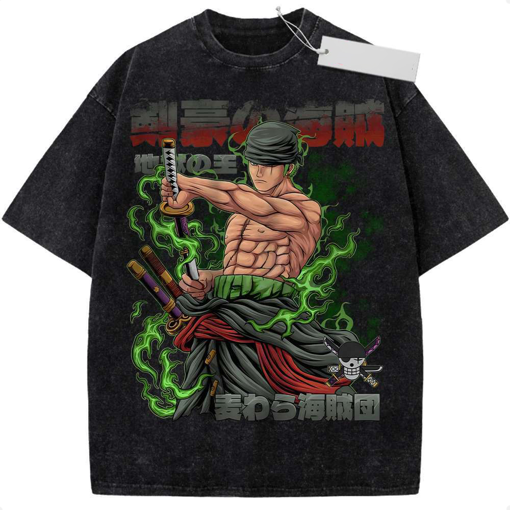 Roronoa Zoro Shirt, One Piece Shirt, Anime Shirt, Vintage Tee