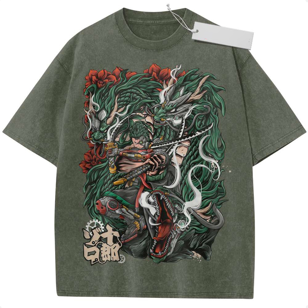 Roronoa Zoro Shirt, One Piece Anime Shirt, Vintage Tee