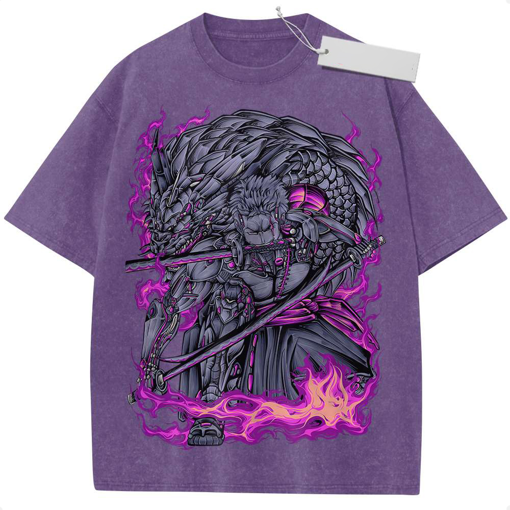 Roronoa Zoro One Piece Shirt, Anime Vintage Tee