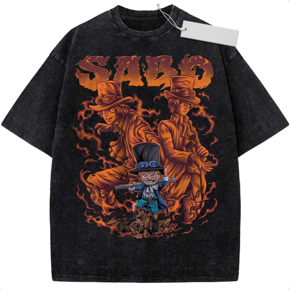 Sabo Shirt, One Piece Shirt, Anime Shirt, Vintage T-Shirt