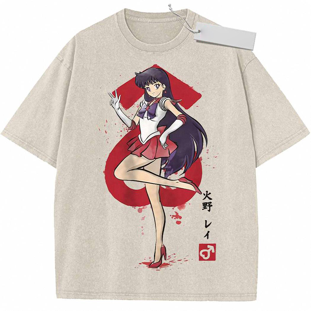 Sailor Mars Shirt, Sailor Moon Shirt, Anime Shirt, Vintage Tee 3