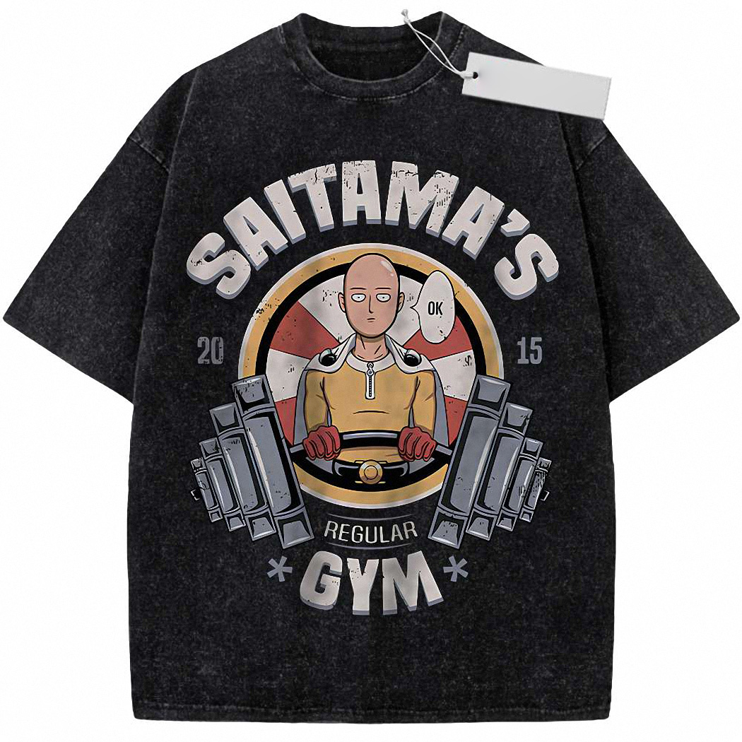 Saitama Shirt, One Punch Man Shirt, Anime Shirt, Vintage T-Shirt 4