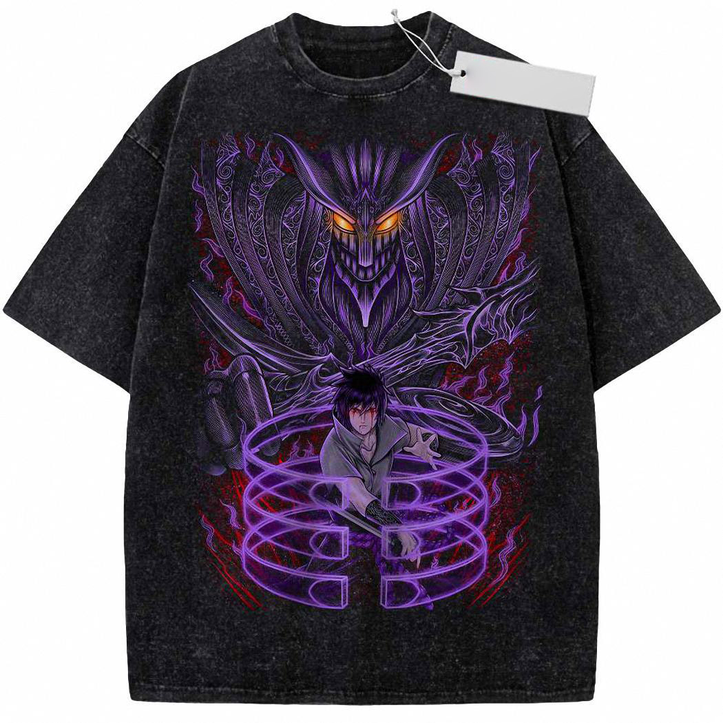 Sasuke Uchiha Shirt, Naruto Shirt, Anime Shirt, Vintage T Shirt 389