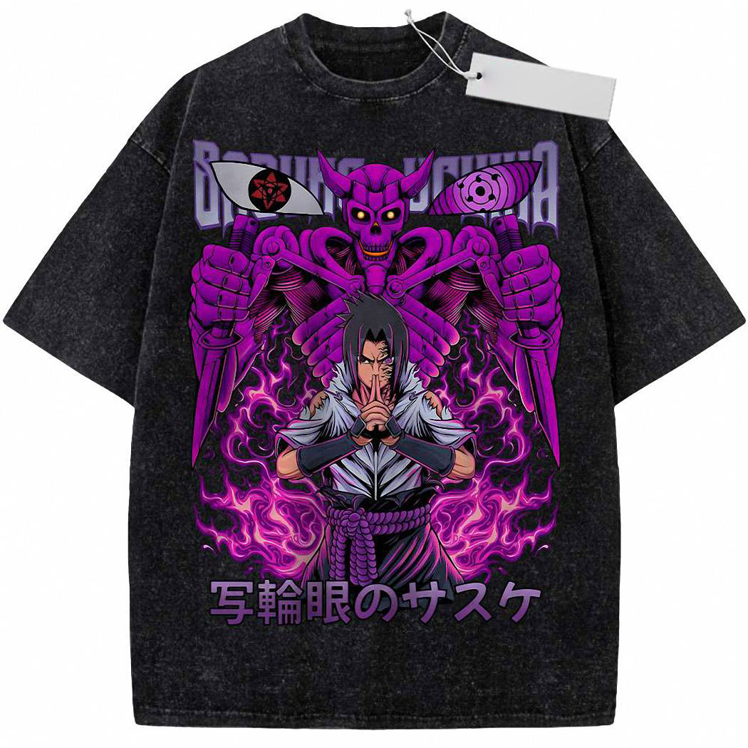 Sasuke Uchiha Shirt, Naruto Shirt, Anime Shirt, Vintage Tee 927