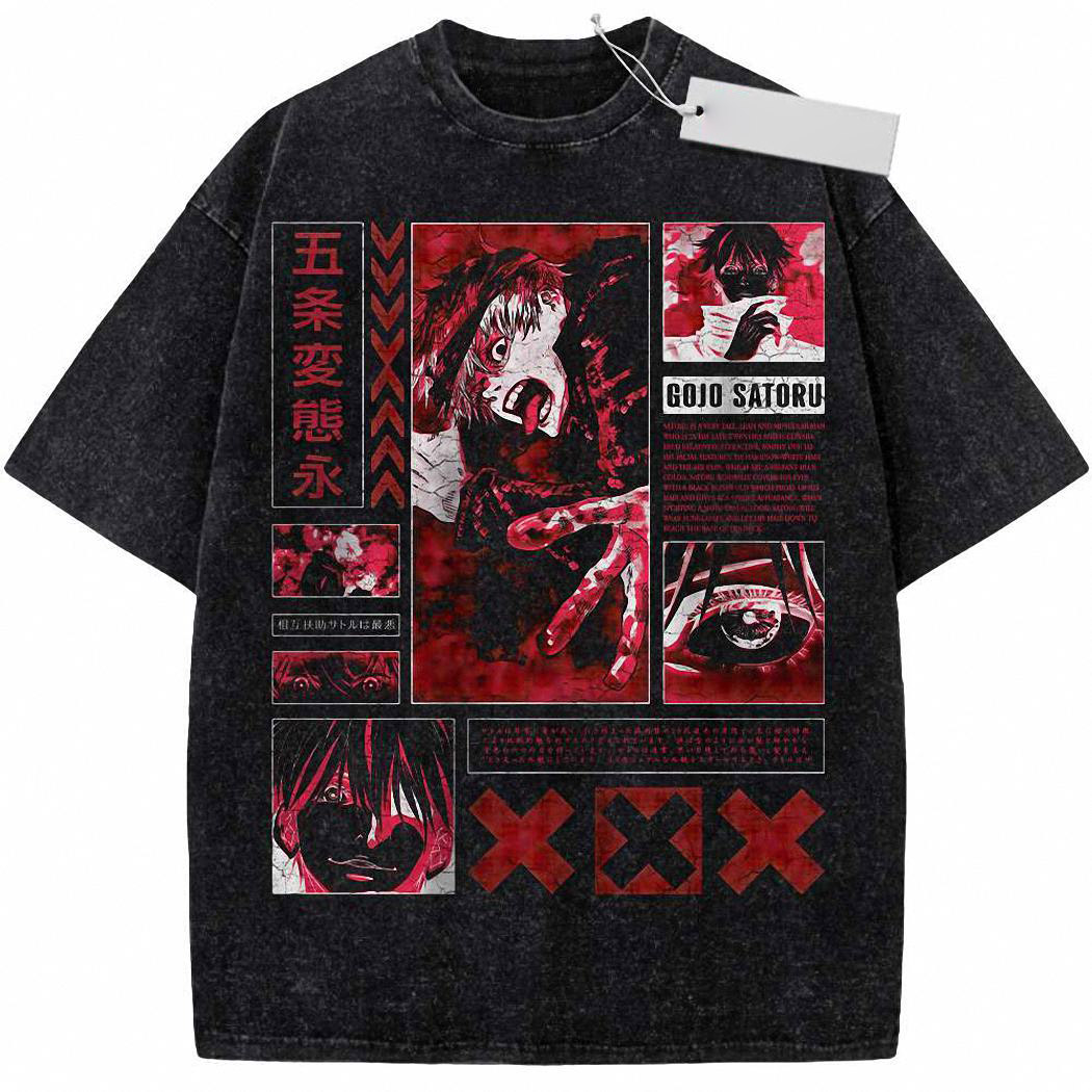 Satoru Gojo Shirt, Jujutsu Kaisen Shirt, Anime Shirt, Vintage Tee 485