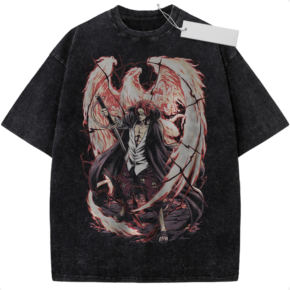 Shanks Shirt, One Piece Shirt, Anime Vintage Tee